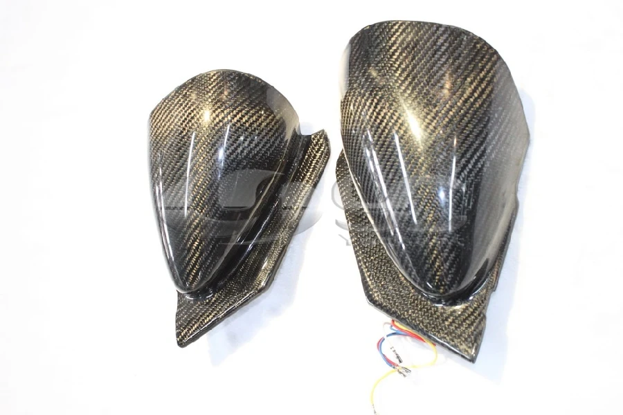Боковое зеркало из углеродного волокна RI Style (электрическое) подходит для 2001 2007