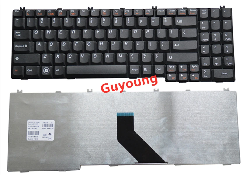 Английская клавиатура для ноутбука Lenovo IdeaPad B550 B560 V560 G550 G550A G550M G550S G555 G555A G555AX 25-008405 |