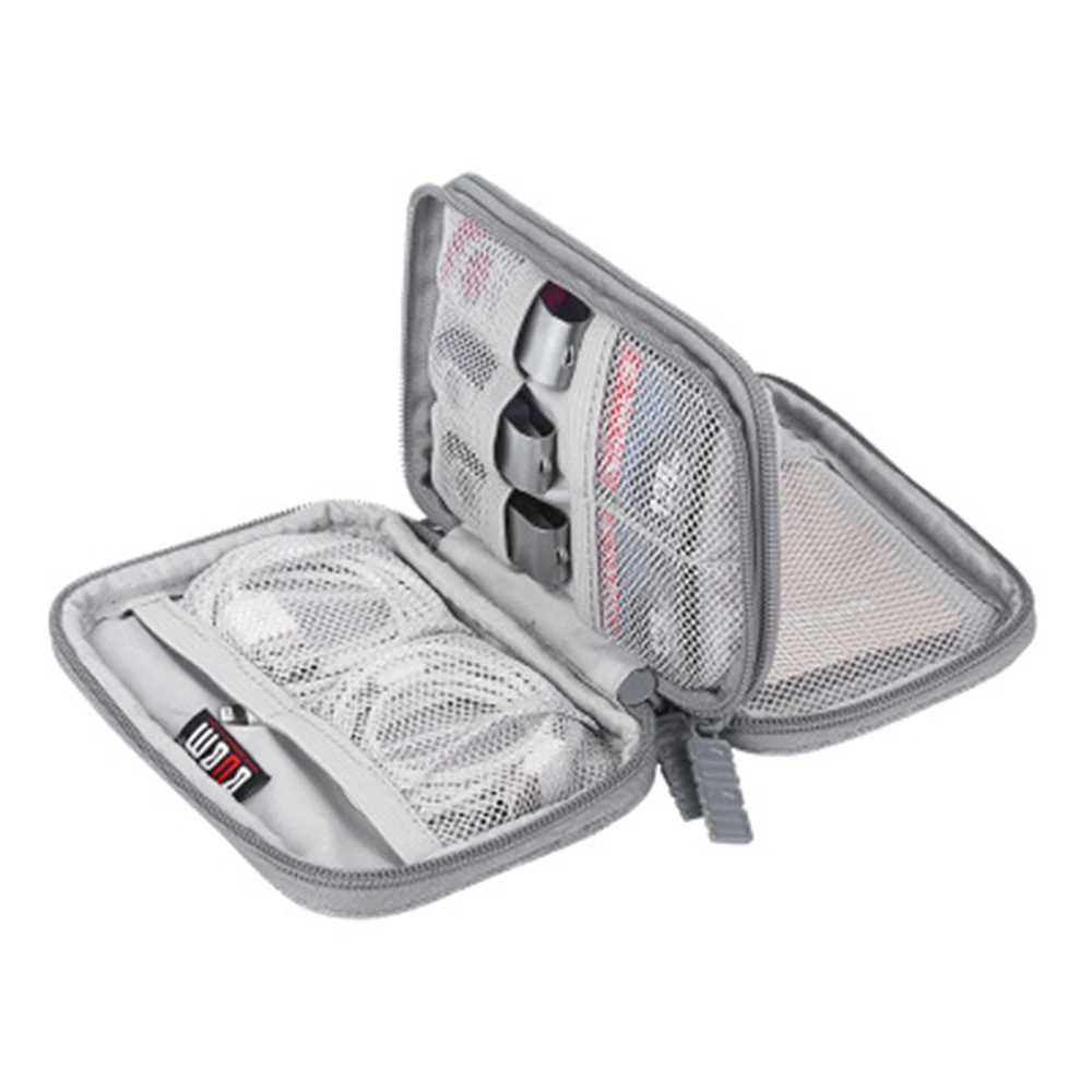 Цена Мини-сумка для хранения электронных аксессуаров для внешнего аккумулятора, телефона, USB-кабелей и других искусств