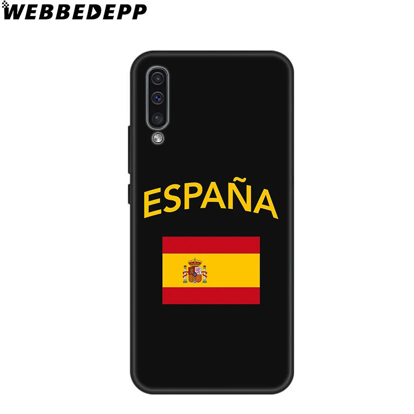 С флагом Испании испанский мягкий чехол для samsung Galaxy A70s A50s A40s A30s A20s A20E A10s Note 8 9 10