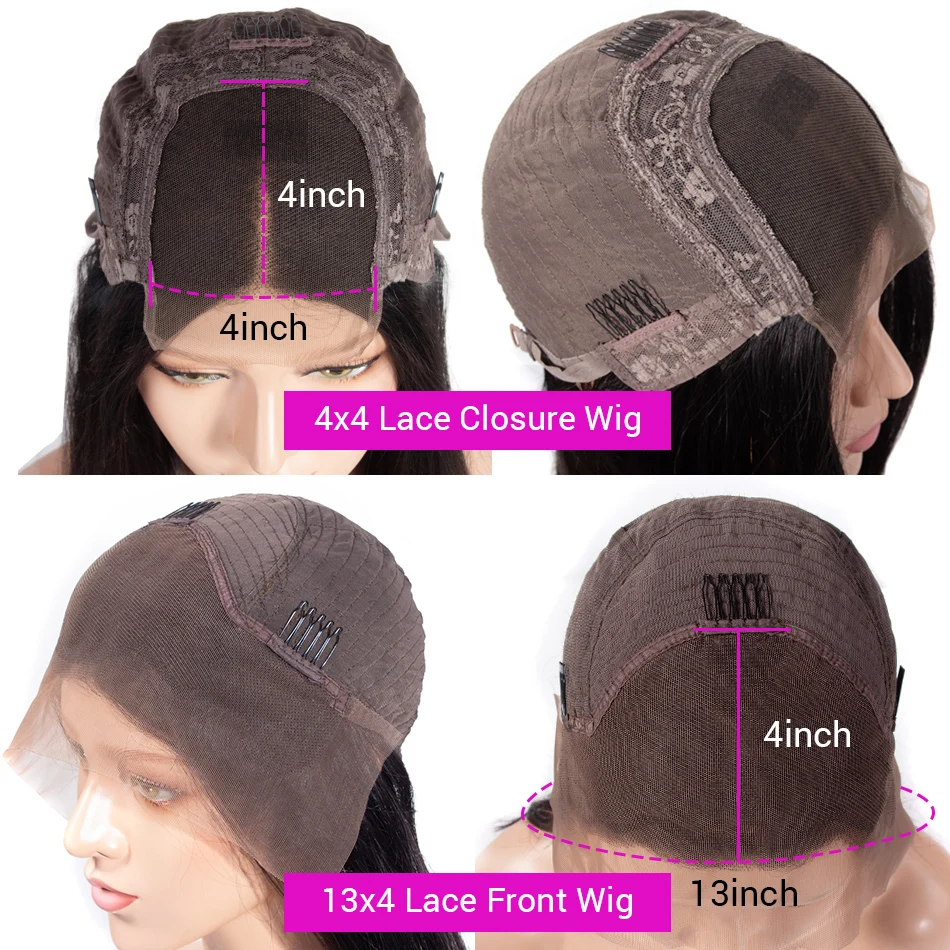 Парик MSCOCO с короткими вьющимися волосами фронтальные человеческие волосы