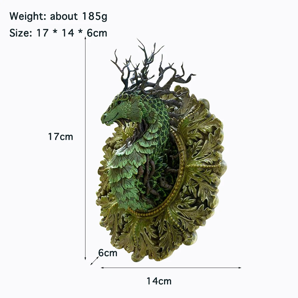 

Resin Forest Dragon Sculpture Animal Statue Landscape Lawn Doll Gift Outdoor Yard Accessories Garden Decoration Gift Mandatory