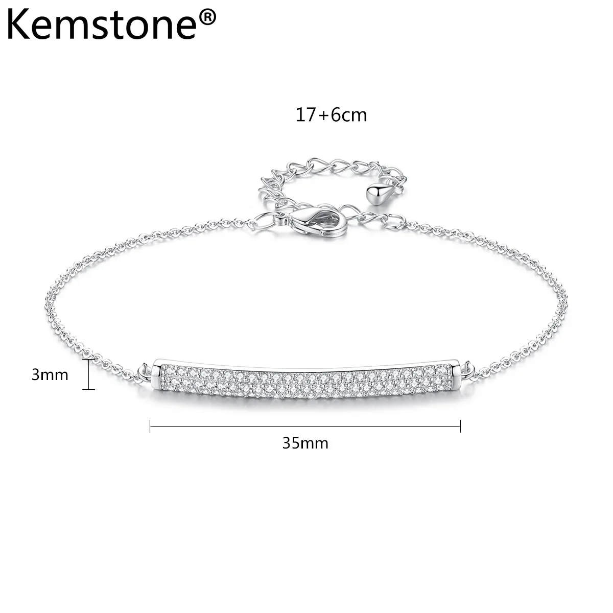 Kemstone Золотое искусство кубический цирконий медные ювелирные изделия