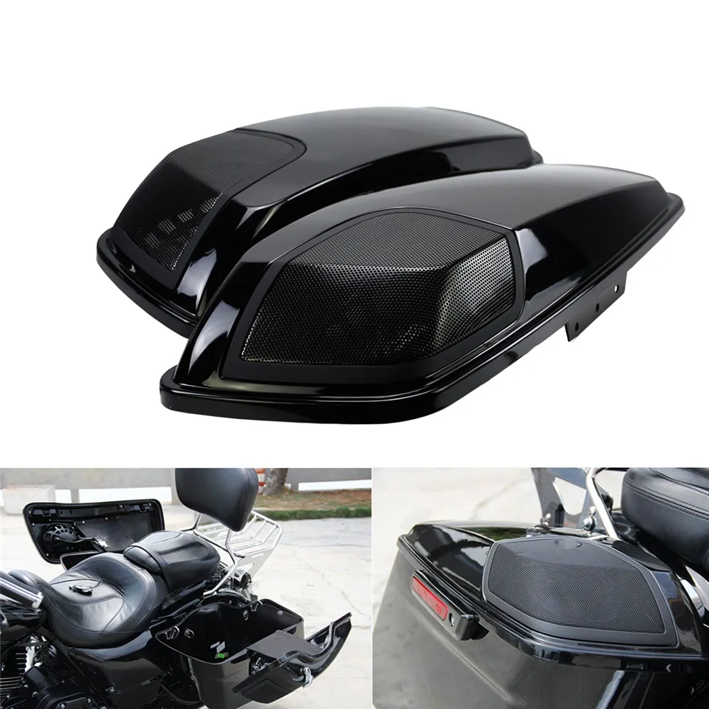 Крышка для седла мотоцикла крышка аудио динамика 5 дюймов x 7 Harley Touring Street Electra Glide FLT