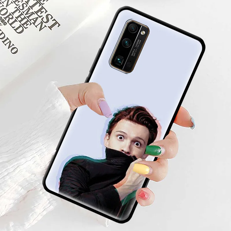 

Tom Holland Case For Huawei Honor 9A 9S 20 10 Lite 20S 30 8X 9X Pro 8A 2020 9C Y9 Y7 Y6 2019 Black Coque Covers