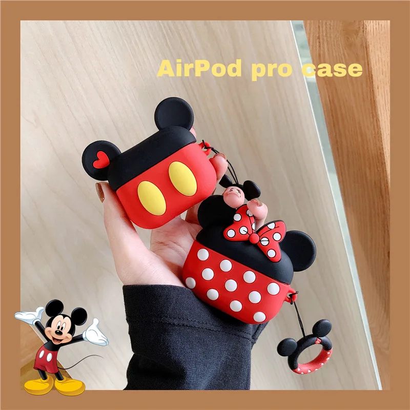 Оптовая продажа 3D чехол для Airpods Pro милые аксессуары Bluetooth наушников Air Pod 3