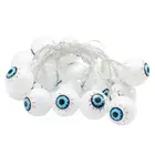 Украшение на Хэллоуин, 102040 светодиодов, гирлянда s, фонарик, уличная гирлянда для вечерние, тыква, красочное страшное глазное яблоко, на Хэллоуин