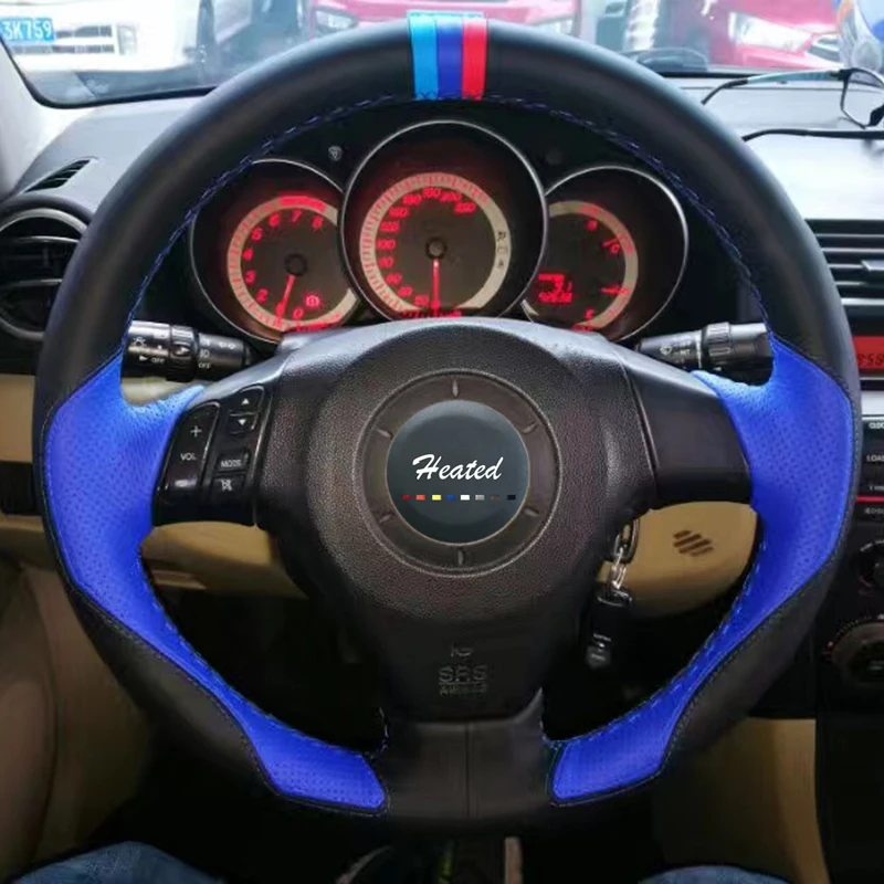 Оплетка на Руль Обложка для Mazda 3 Axela 2003 2009 5 2004 2010 6 atenza 2008 Капа Para Volante мазда 6|on the