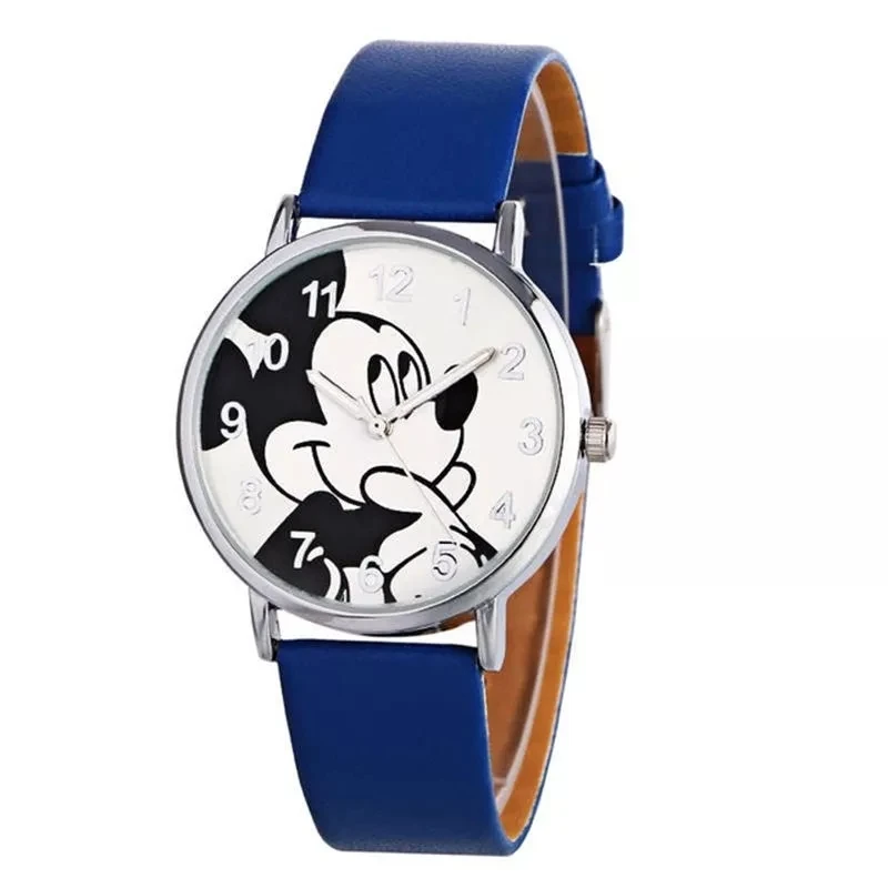 

Relogio Feminino Women Watch Fashion Cartoon Pattern Quartz Casual Leather Clock Girls Kids Wristwatch Montres