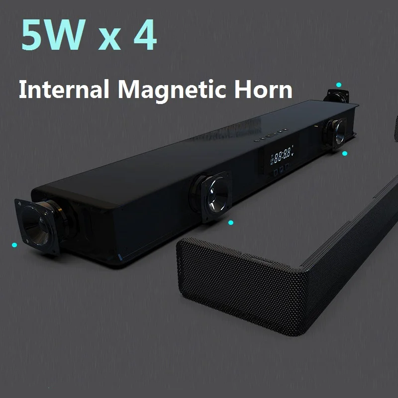 LEORY многофункциональный динамик беспроводная зарядка bluetooth Саундбар с пультом