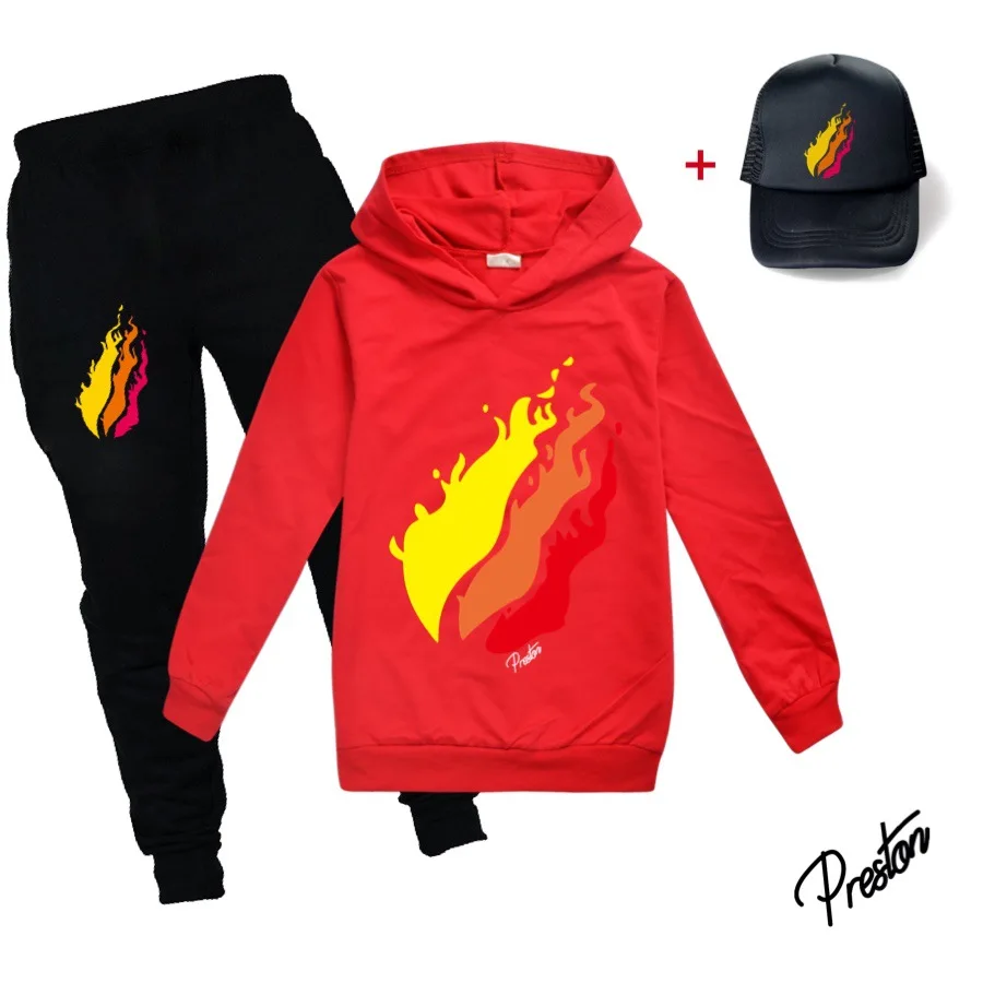 Детские толстовки prestonplayz для девочек-подростков детские Preston Playzs в стиле хип-хоп