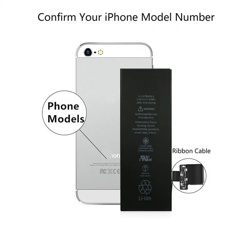 BOHYLOY аккумулятор для телефона iphone 6S 6 plus новый высококачественный 2000mAh Телефон