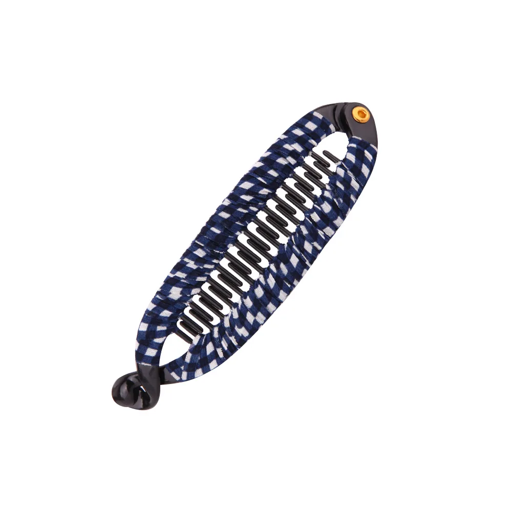 Женский зажим для волос ACC68 в форме рыбы с принтом заколка банан заколки из ткани