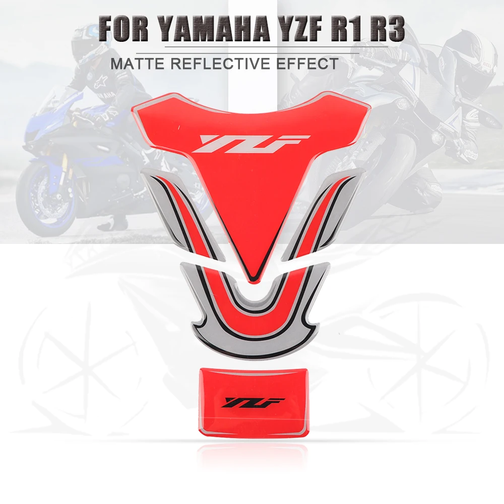 

JDSOON Motorcycle 3D fuel tank pad stickers protective cover tank pad logo sticker for Yamaha YZF R1 r3 R6 R1M R15