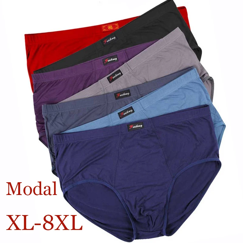 

Plus size 8XL-XL Oversize Mens Briefs Men Shorts Men Underwear Brief Underwear Men Underwear Male Underwear Mens comfort Modal