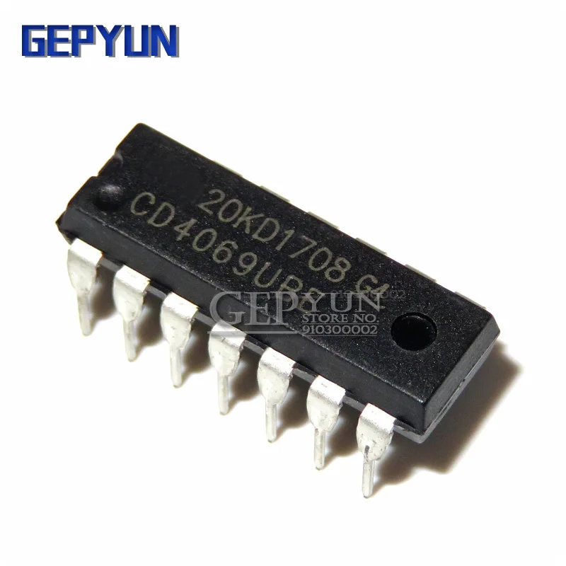 

10 шт. CD4069UBE CD4069U DIP14 DIP CD4069 Gepyun