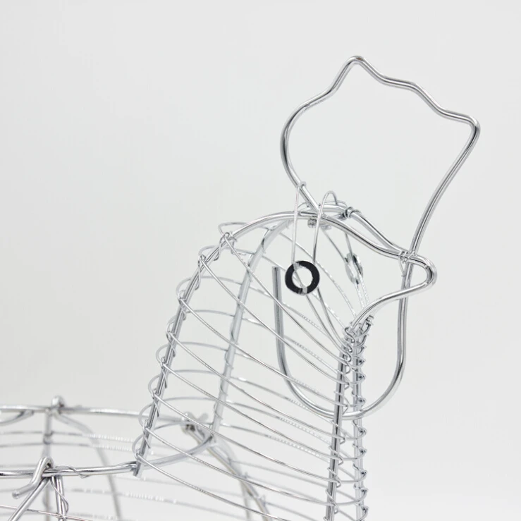 Держатель для корзины куриных яиц большая металлическая проволока в форме