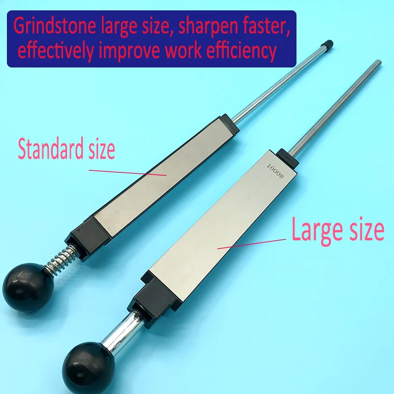 

RUIXIN Professional Kitchen Knife Sharpener Whetstone Updated Multifunction Fixed Angle Sharpening System Apex Edge Honing Tools