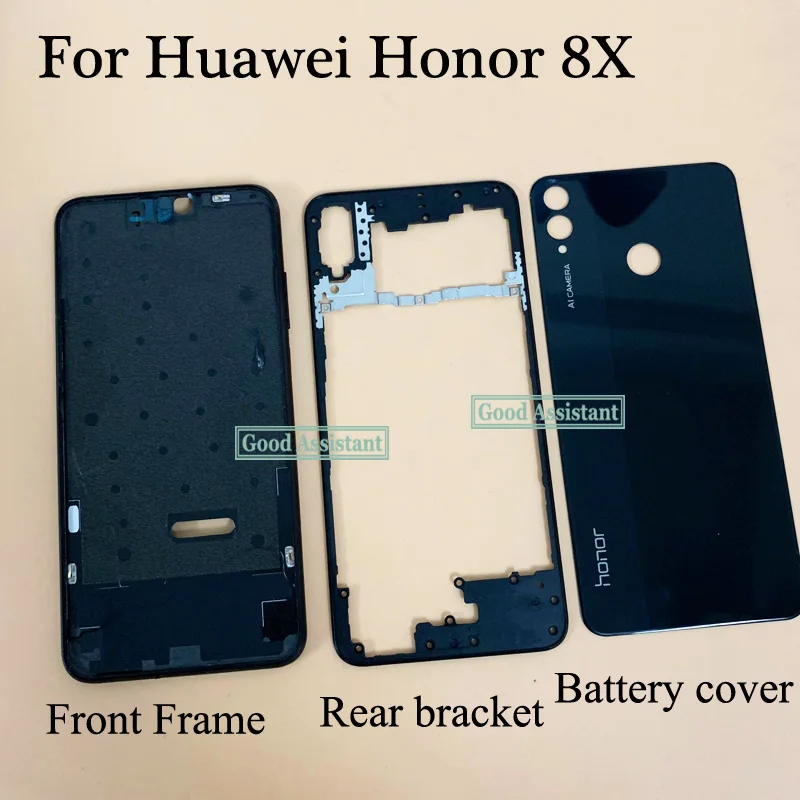 Лицевая панель для Huawei Honor 8X / View 10 Lite ЖК дисплей корпус средней и передней панели