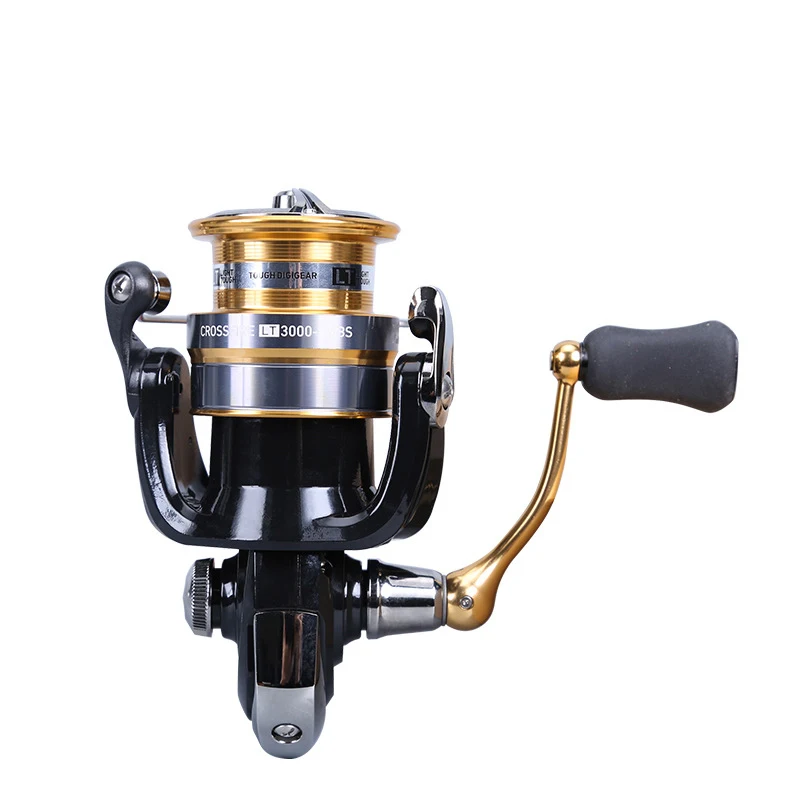 Новый Daiwa Crossfire LT 1000 2000 2500 3000 4000 5000 6000 3 + 1BB металлические колеса для катушек