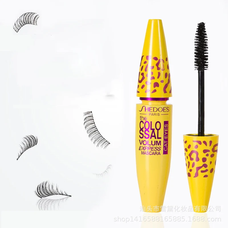 1 шт. Макияж Объем Экспресс Тушь для ресниц с коллагеном косметическое удлинение