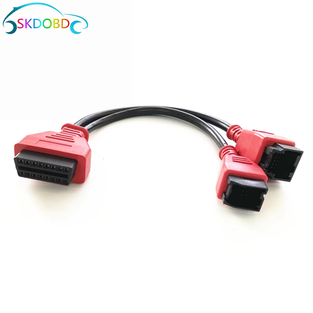2021 новейший программируемый кабель Chrysler 12 + 8 Разъем для адаптера Autel DS808 Maxisys 906 908 PRO ELITE Autel Chrysler 12 + 8