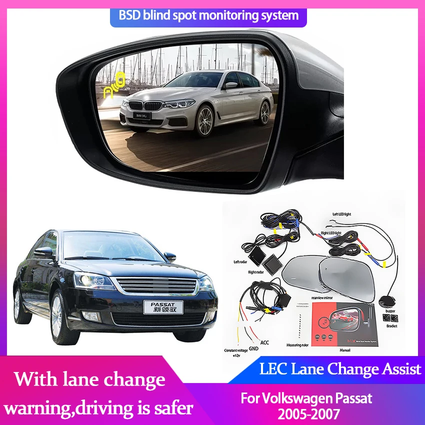 

Car Blind Spot Monitoring for Buick GL6 2018 BSD BSA BSM Radar Detection System Microwave Sensor Assistant Driving Security