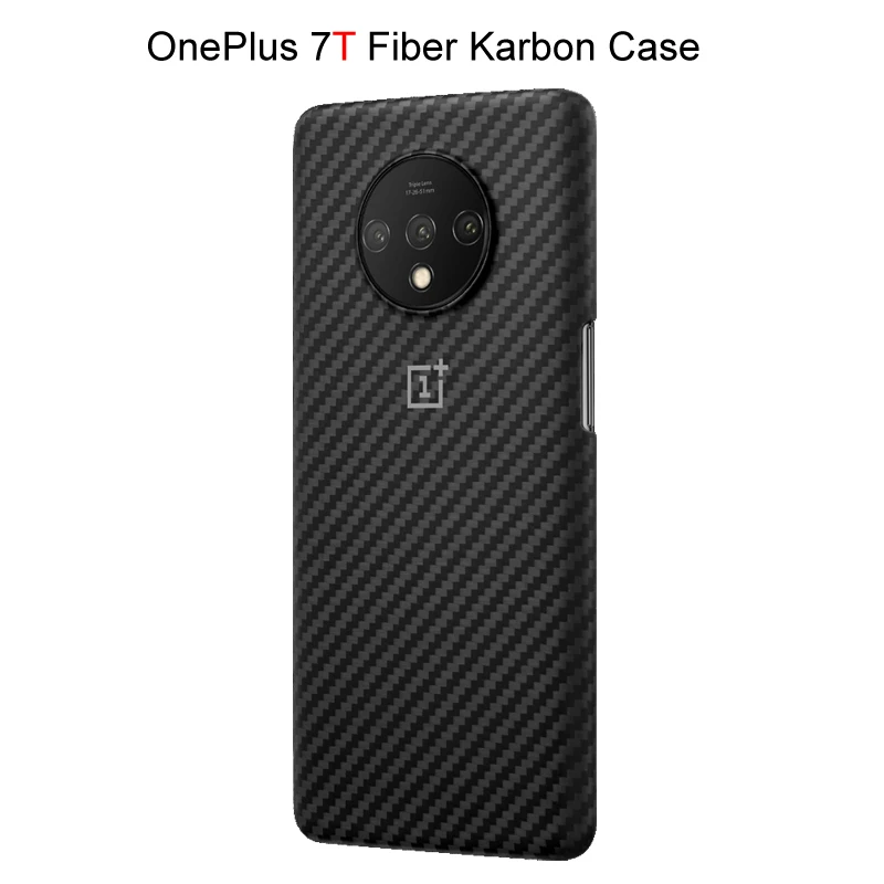 7T Fiber Karbon Официальный OnePlus 7 Oneplus 7 Pro 7T 7T Pro защитный чехол Karbon из углеродного песчаника нейлоновый бампер чехол задняя крышка оболочка - Цвет: 7T Fiber Karbon