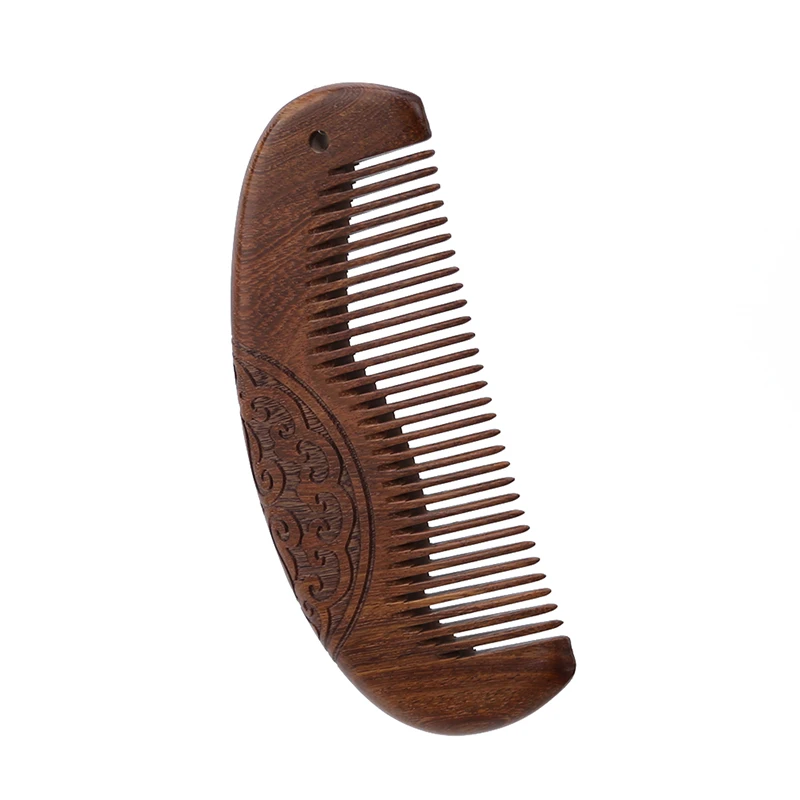 

Pocket Comb Sandalwood Green Natural Super Narrow Dent Wood Combs Static Lice Beard Comb Hairstyle