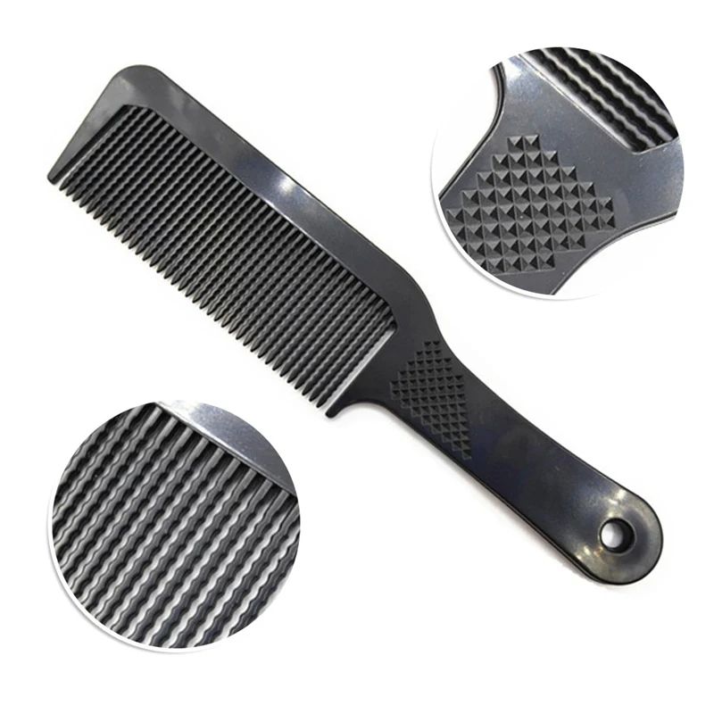 

Salon Barbers Comb Brush Men Hair Styling Anti-Static, Detangling Comb Smooth for Slicked-back Undercut Mohawk Bowl Cut Quiff
