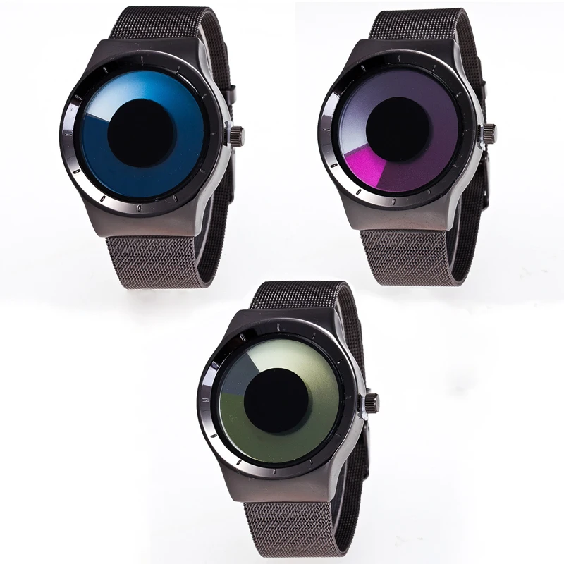 

Simple Watch Slim Case Stainless Steel Mesh Band Watches Ultra Thin Luxury Brand Business Quartz Watch Clock Simple Watch