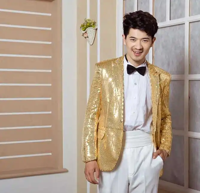 

Hot Koop 2021 Mannen Hoogwaardige Pailletten Blazer Jurk De Gastheer Podium Pak Mannen Prestaties Studio Kleding Past/M-XXXL