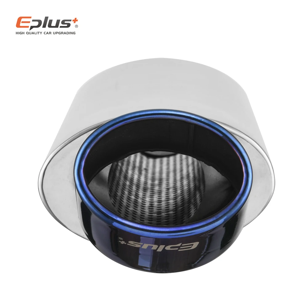 Выхлопная труба автомобиля глушитель хвост Универсальный Овальный нержавеющая