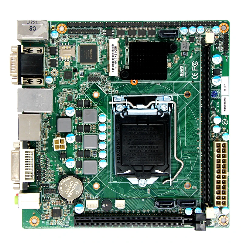 LGA1150 Материнские платы Mini ITX с чипсетом H81 для 4 го i3 i5 i7/Pentium/Celeron cpu industrial maibnboard 10 * USB