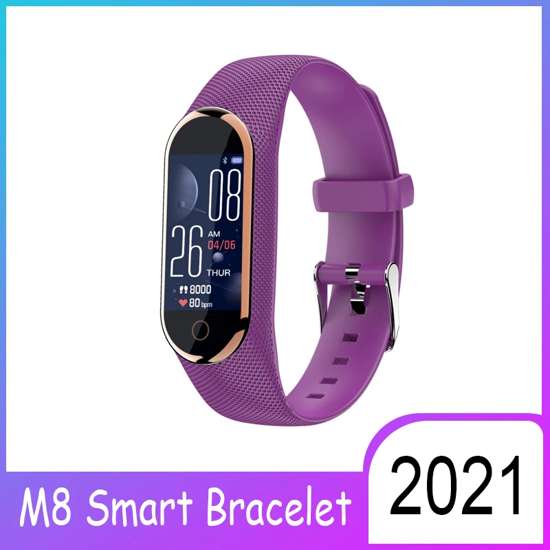 M8 Sport Smart Digital Watch For Women Men Bluetooth-compatible Call Reminder Message Push with Heart Rate Monitor Fitness Band |