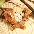 Игровой значок из аниме Genshin Impact, наганохара, Yoimiya, брошь, Металлическая Булавка, аксессуары