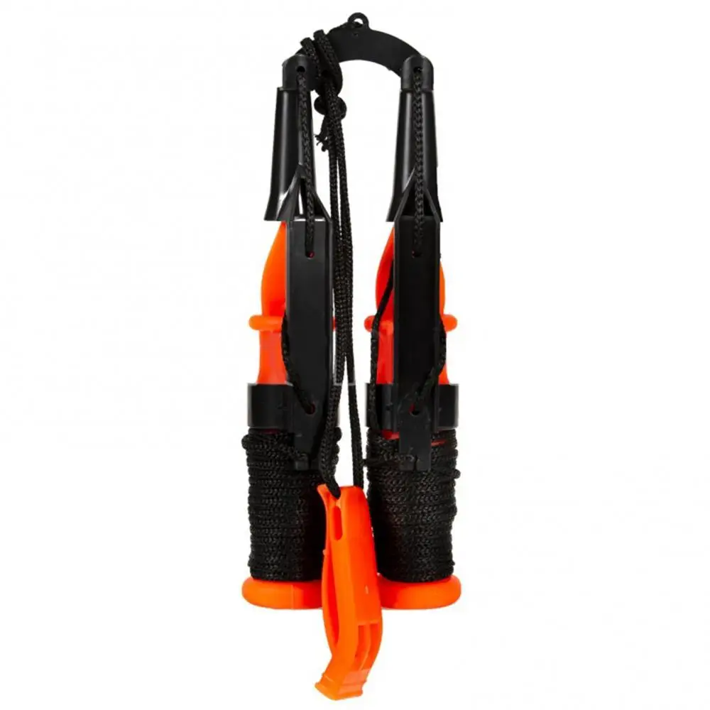 

Lightweight Snowy Glacier Winter Life-saving Hammer Ice Cone Pick with Whistle