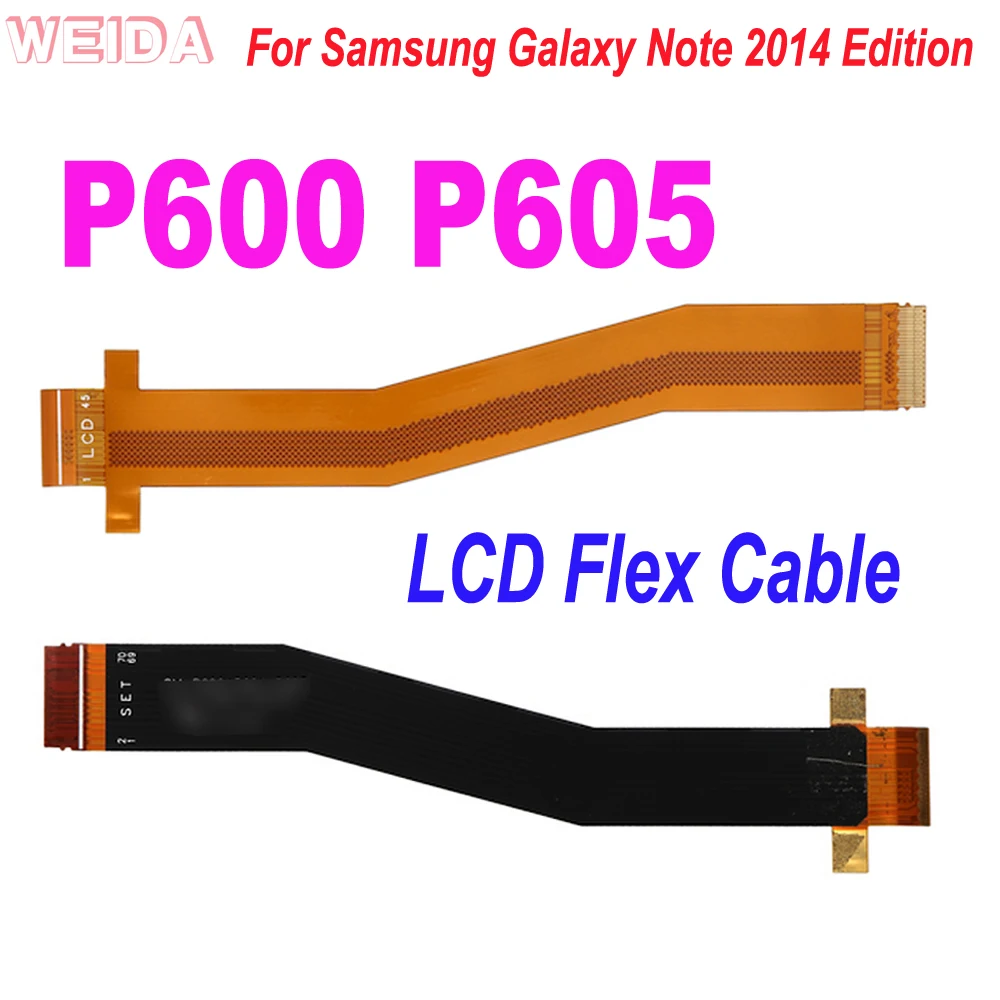 1 шт. гибкие разъемы для ЖК экрана Samsung Galaxy Note 2014 Edition P600 P601 P605 P607|ЖК-экраны и панели