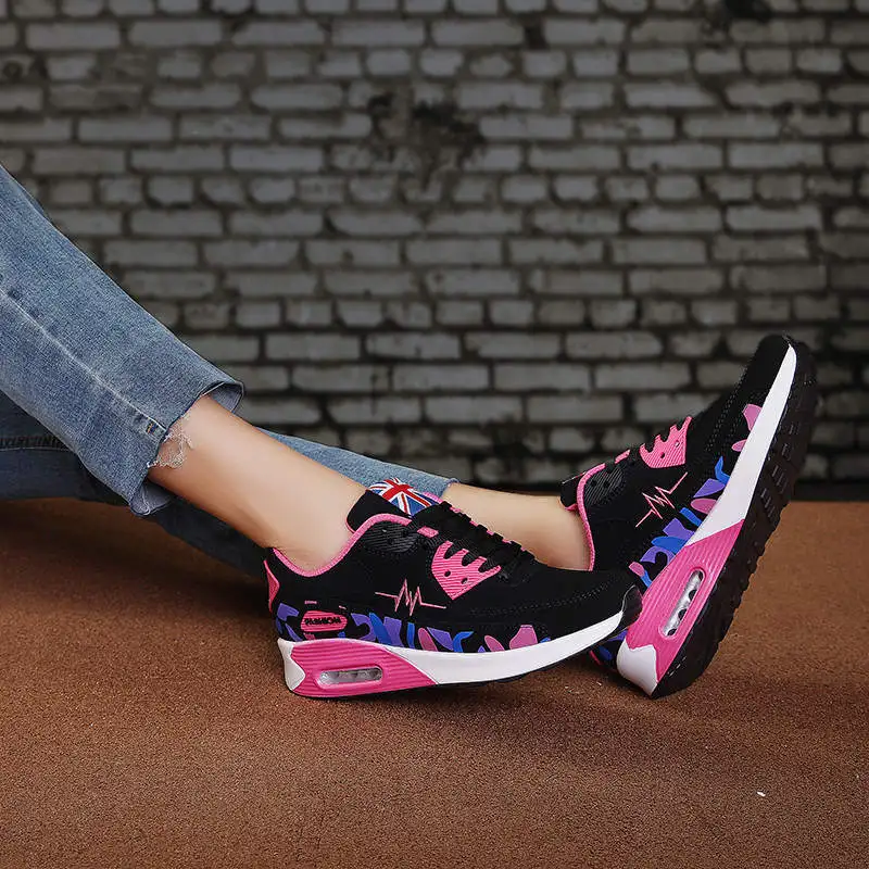 

Роскошные женские кроссовки для бега 2021 32-39, женские спортивные кроссовки, женские кроссовки для треккинга, женская спортивная обувь на пла...