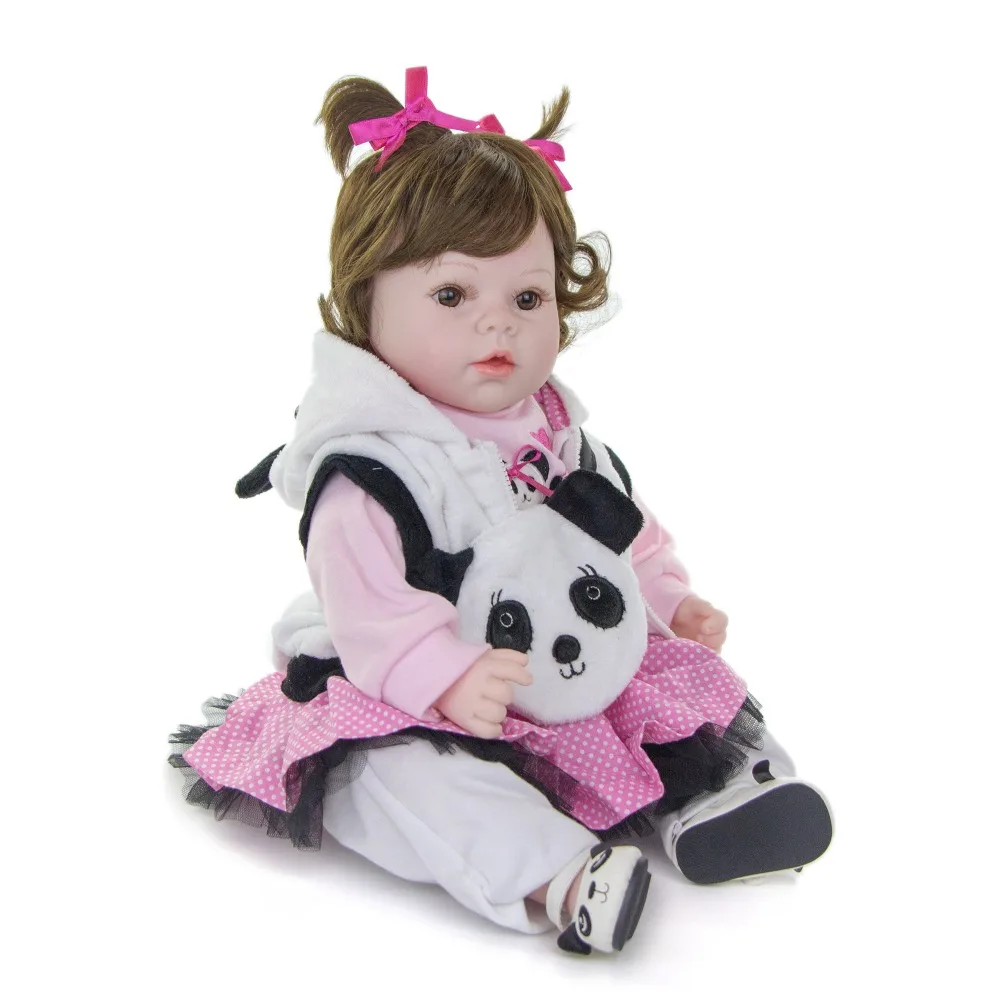 

Bebe doll reborn toddler Girl 50cm soft silicone reborn baby dolls soft body lifelike Christmas surprice gifts doll toys