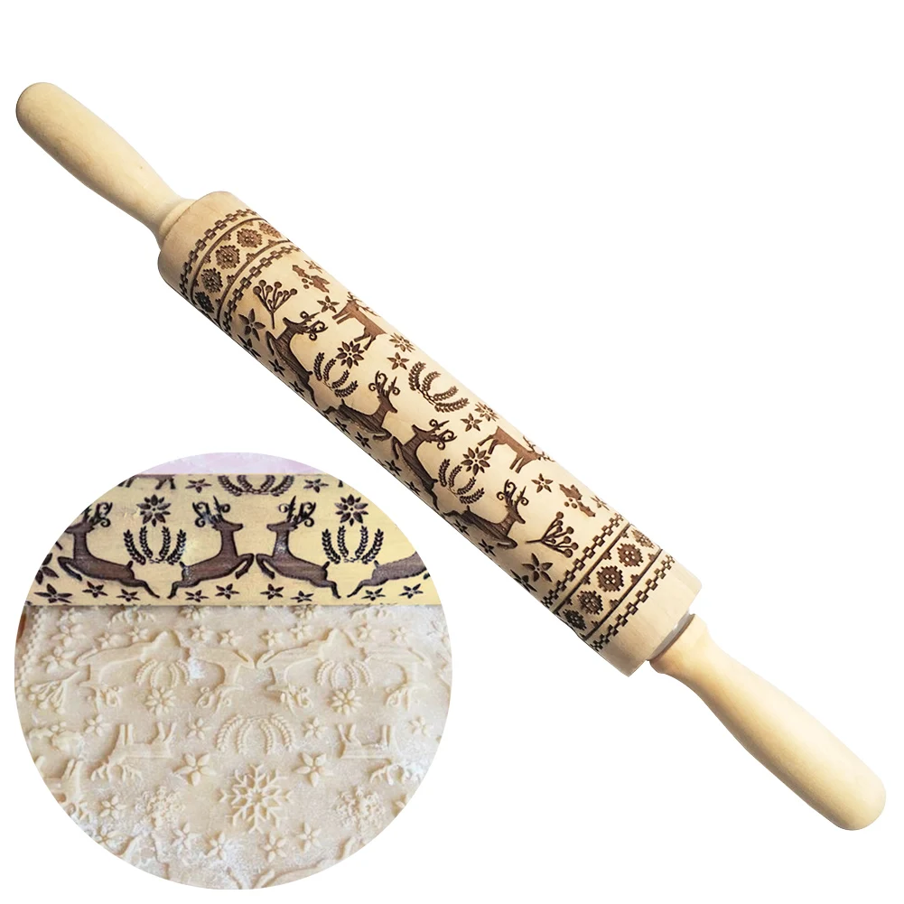 Скалка для печенья из натурального эвкалипта высушенного на воздухе дерева | Дом