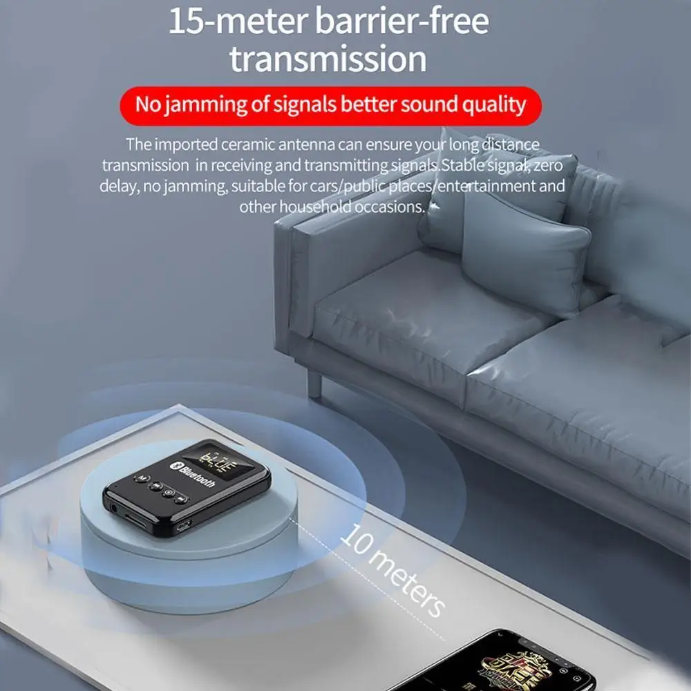 AUX Bluetooth ТВ ПК Автомобильный передатчик приемник беспроводной аудио музыкальный