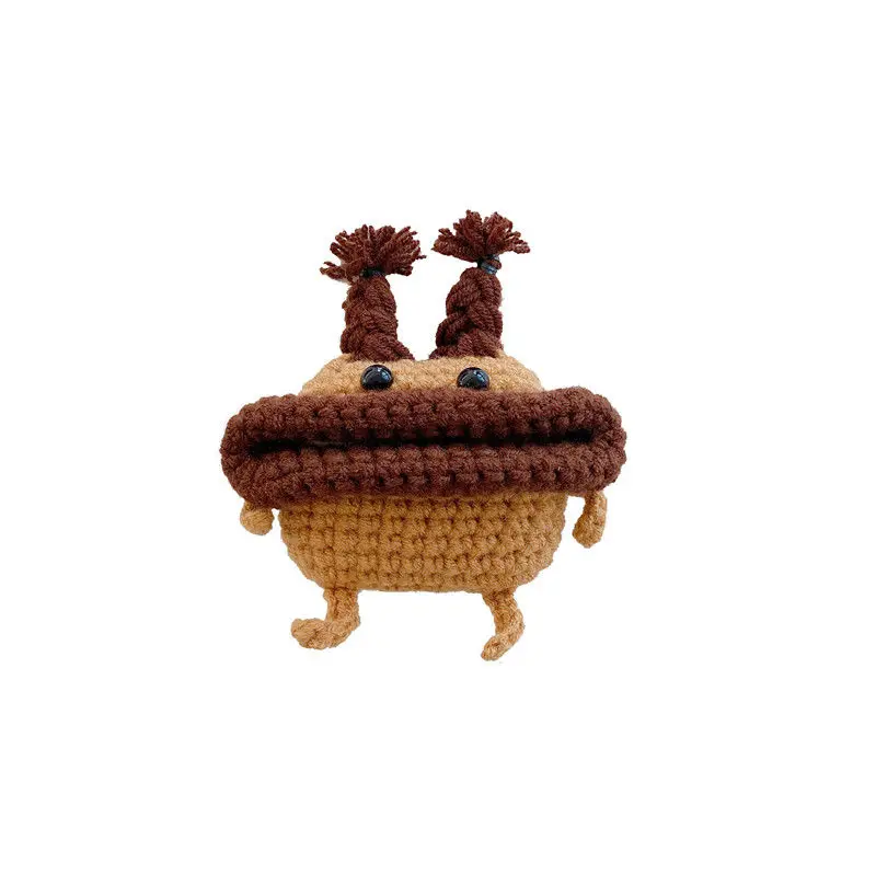 Милый плюшевый чехол для наушников Apple AirPods силиконовый защитный в виде дракона и