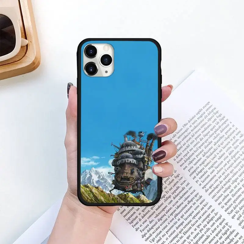 

Howls Moving Castle Phone Cases for iPhone 11 12 pro XS MAX 8 7 6 6S Plus X 5S SE 2020 XR mini