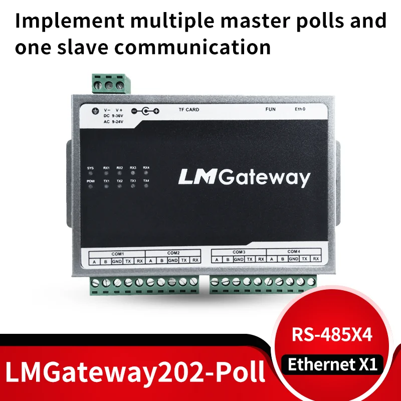 Мульти-мастер передачи данных Шлюз Modbus DLT645 CJ188 протокол. Воплотите несколько