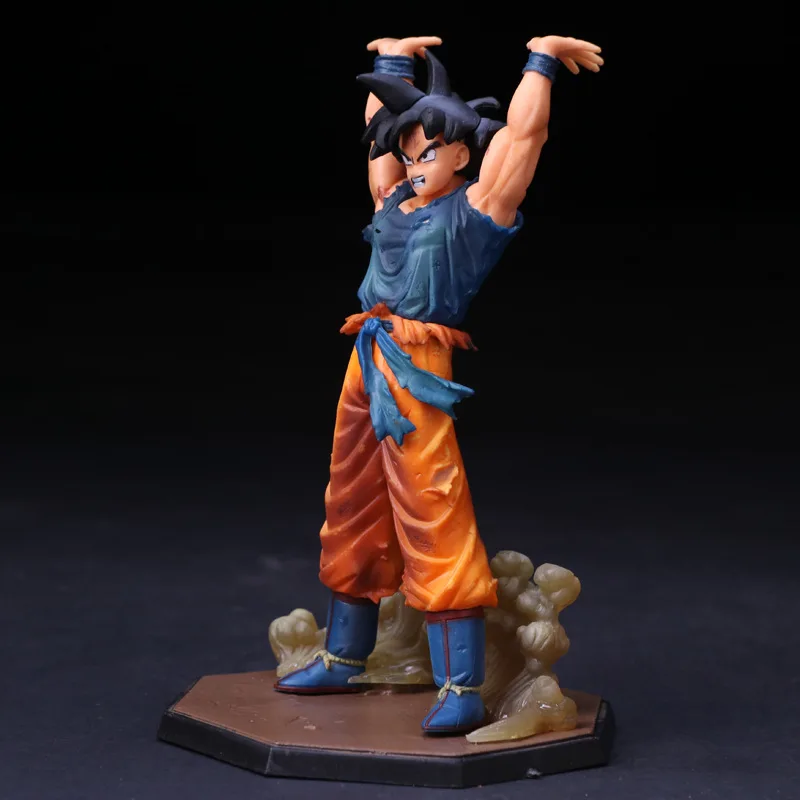 Фигурки героев аниме DBZ ZERO 17 см высокое качество wukong Lifting Genki Dama Spirit Bomb фигурки