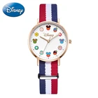 Часы женские кварцевые с героями мультфильмов диснеевских принцесс, водонепроницаемые, 2020