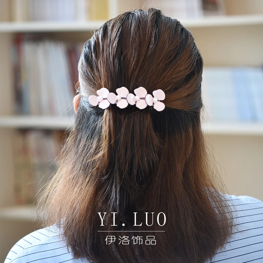 Женские аксессуары для волос Высококачественная заколка с милыми жемчужинами и