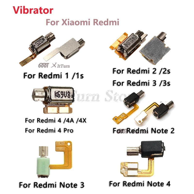 100% новый Вибрационный двигатель гибкий кабель запасные части для Xiaomi Redmi 1 1s 2 2s 3 3s