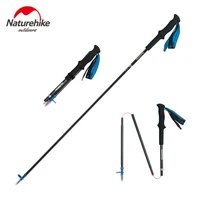 naturehike trekking poles hiking poles carbon fiber folding hiking sticks collapsible nordic walking sticks walking poles
